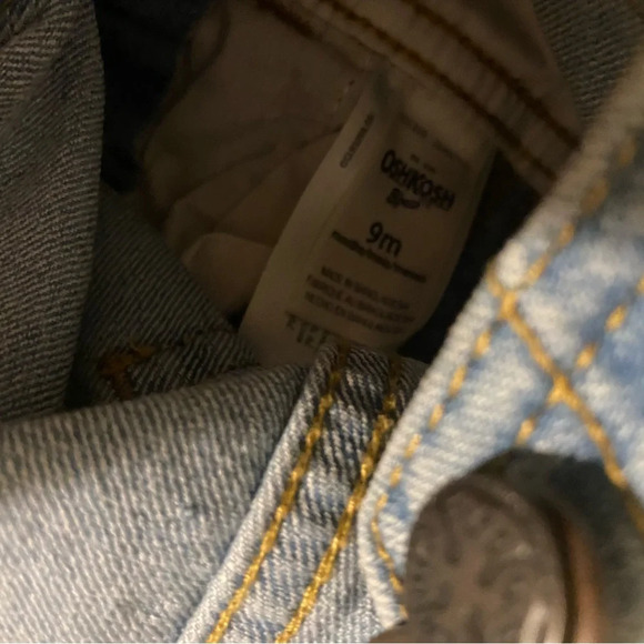 NWT Oshkosh B’Gosh Denim Overalls - Picture 6 of 7